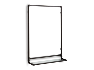 INDUSTRIALIS - Rectangular wall-mounted mirror with shelf _ BLEU PROVENCE